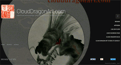 Desktop Screenshot of clouddragonart.com