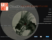 Tablet Screenshot of clouddragonart.com